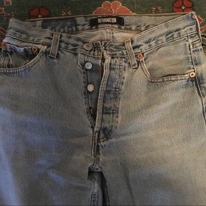 Reformation brand redone Levi's jeans size 25
